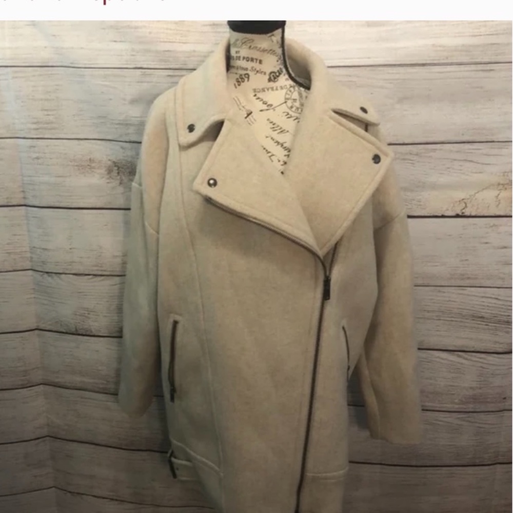 Banana republic wool moto jacket